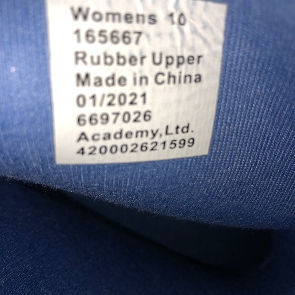 Sz 10 Magellan Periwinkle Blue Short Rain Boots - Picture 10 of 10